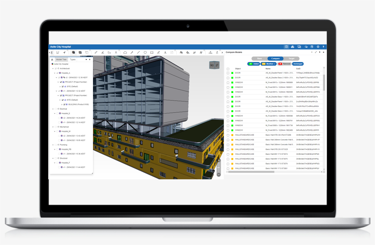 Asite BIM Screenshot in Computer Asite BIM Screenshot in Computer